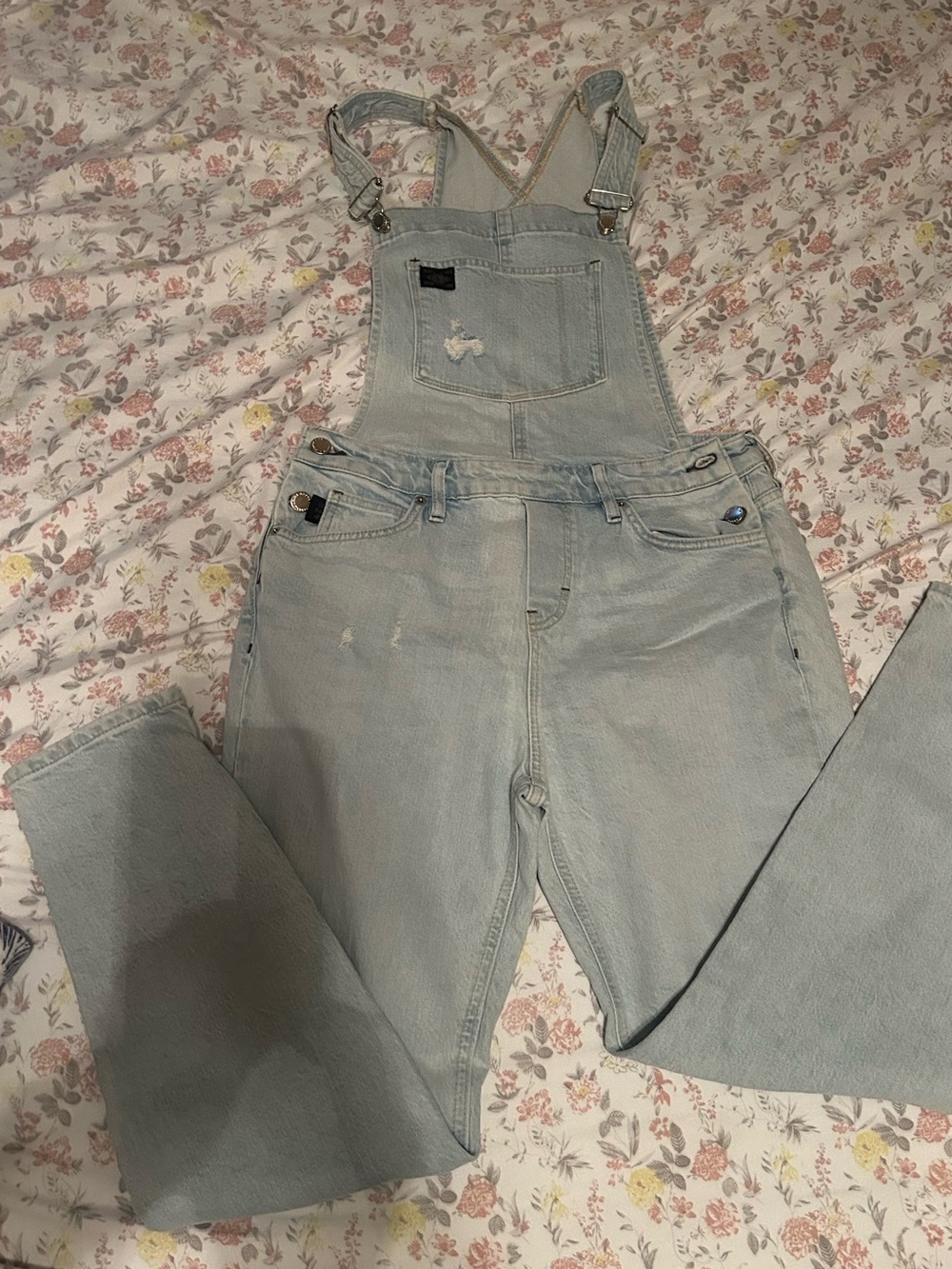 Superdry Light Wash Denim Women's Overalls